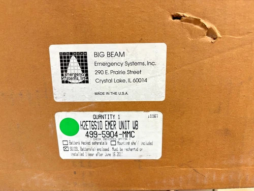 Big Beam H2ET6S10 Emergency Light Unit — product image 5 of 5