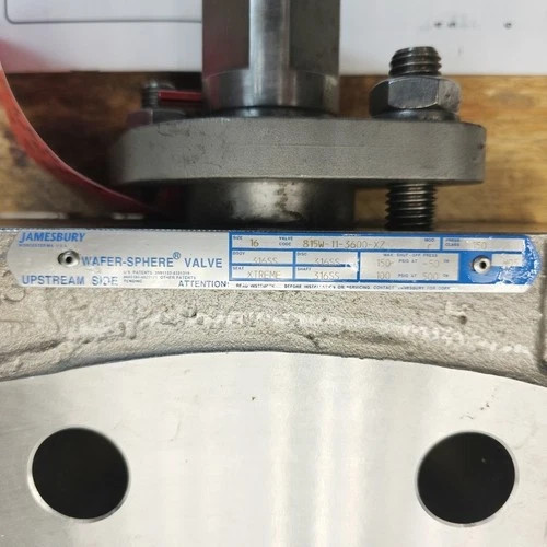 Jamesbury 815W-11-3600-X7 Wafer-Sphere 16" 316SS Xtreme Seat Butterfly Valve — product image 3 of 4