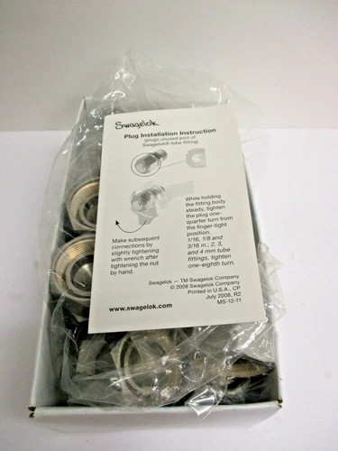 Swagelok SS-1210-P 3/4 Inch Stainless Steel Tube Fitting Plug - Lot of 25 — product image 5 of 7