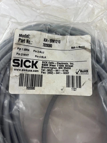 SICK KD4-SIM1210 Sensor Connection Cable — product image 2 of 8