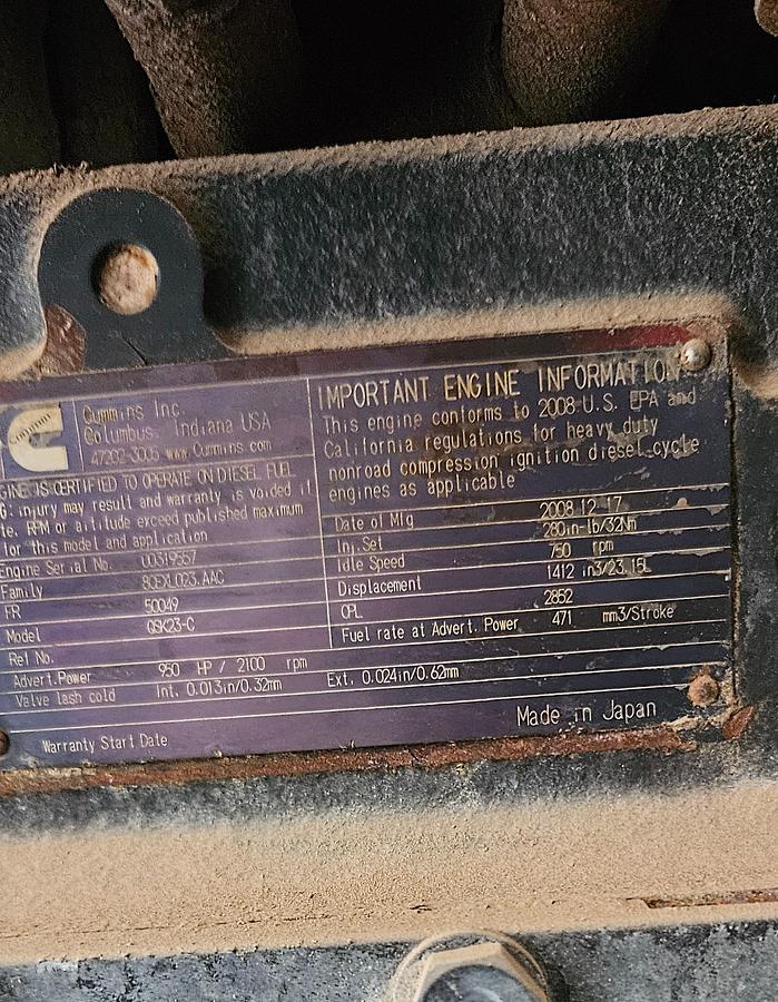 Cummins QSK23-C Diesel Engine Driven Hydraulic Power Pack — product image 2 of 10