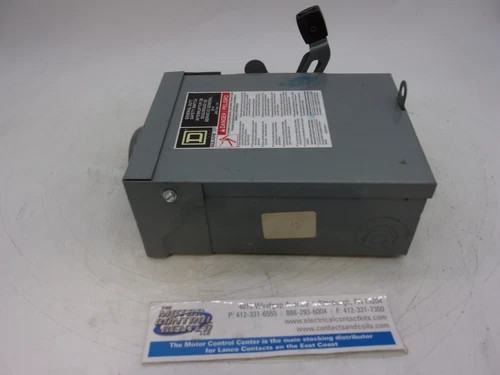 Square D DU221RB General Duty Safety Switch 30A 2P 240V Non-Fusible NEMA 3R — product image 8 of 8