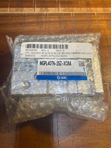 SMC MGPL40TN-25Z-XC6A Guided Slide Cylinder 40mm Bore 25mm Stroke — primary product image