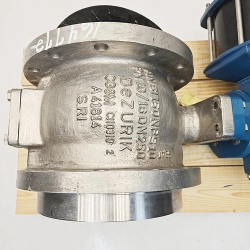 DeZURIK 10" V-Port Ball Control Valve VPB CL-150 with PMV P5 Positioner — product image 2 of 7