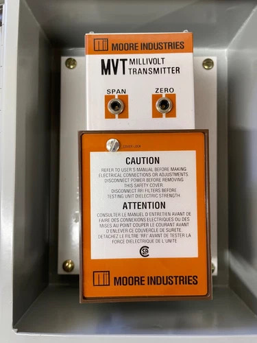 Moore Industries Millivolt Transmitter MVT/0-1MA/4-20MA/117AC WT — primary product image
