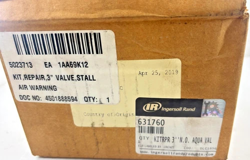 Ingersoll Rand AqMatic 1AA69K12 3" Repair Valve Kit — product image 3 of 5