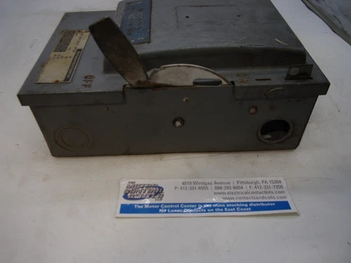 Westinghouse HF422N Heavy Duty Safety Switch, 60A, 240V, 3P/4W, Fusible, NEMA 1 — product image 6 of 8