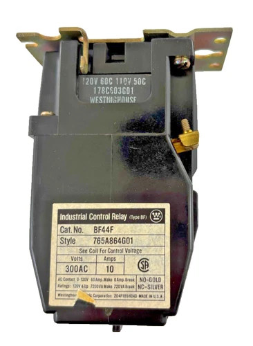 Westinghouse BF44F Control Relay 4NO-4NC 300V 10A — product image 5 of 6