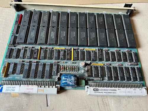 ABB MEM86-192K RAM Memory Board 3200-MR2