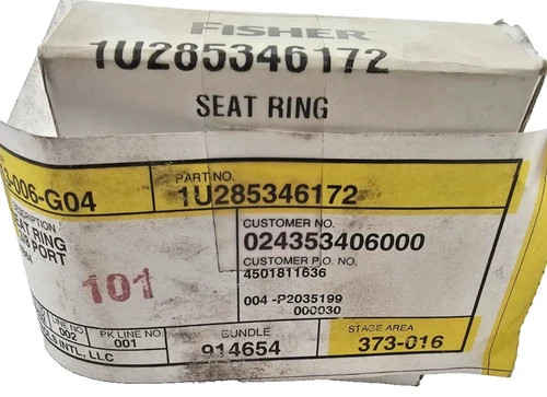 Fisher Controls 1U285346172 Seat Ring Orifice — primary product image