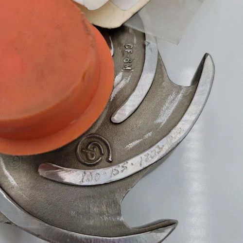 Goulds 3196 MTX Centrifugal Pump Impeller, 2x3-6, 6 Vane, 5.875" Diameter, 316SS — product image 4 of 9