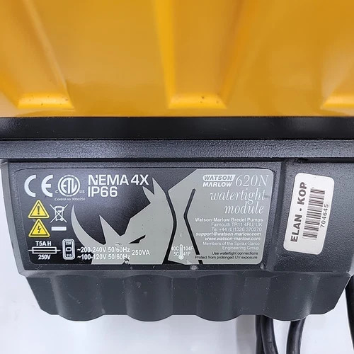 Watson Marlow 620S Peristaltic Pump with 620N Watertight Module NEMA 4X IP66 — product image 9 of 11