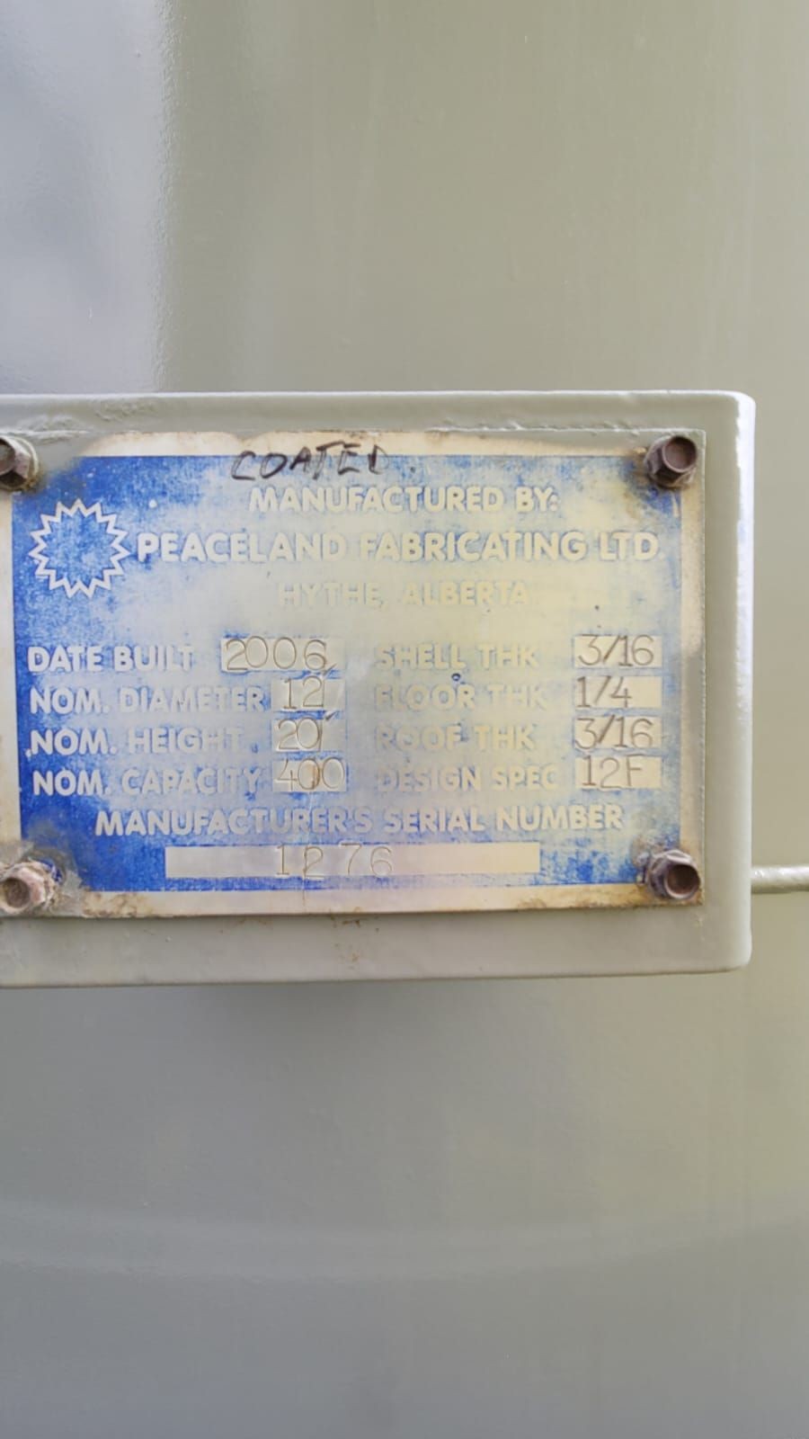 400 BBL Insulated Tanks – Refurbished 2024 — product image 3 of 6