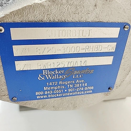 Sutorbilt 8x20-3000-RHBD-CW Positive Displacement Blower — product image 8 of 9