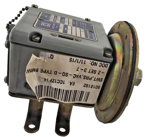 Square D Class 9016 Type BMW-2 Adjustable Vacuum Switch SPDT — product image 5 of 6