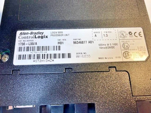 Allen-Bradley 1756-L55/A ControlLogix 5555 Processor Module — product image 3 of 4