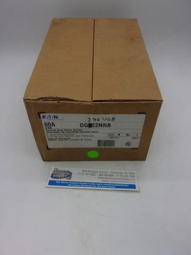 Eaton DG322UGB General Duty Safety Switch 60A 240V 3-Pole Non-Fusible NEMA 1 — product image 2 of 8