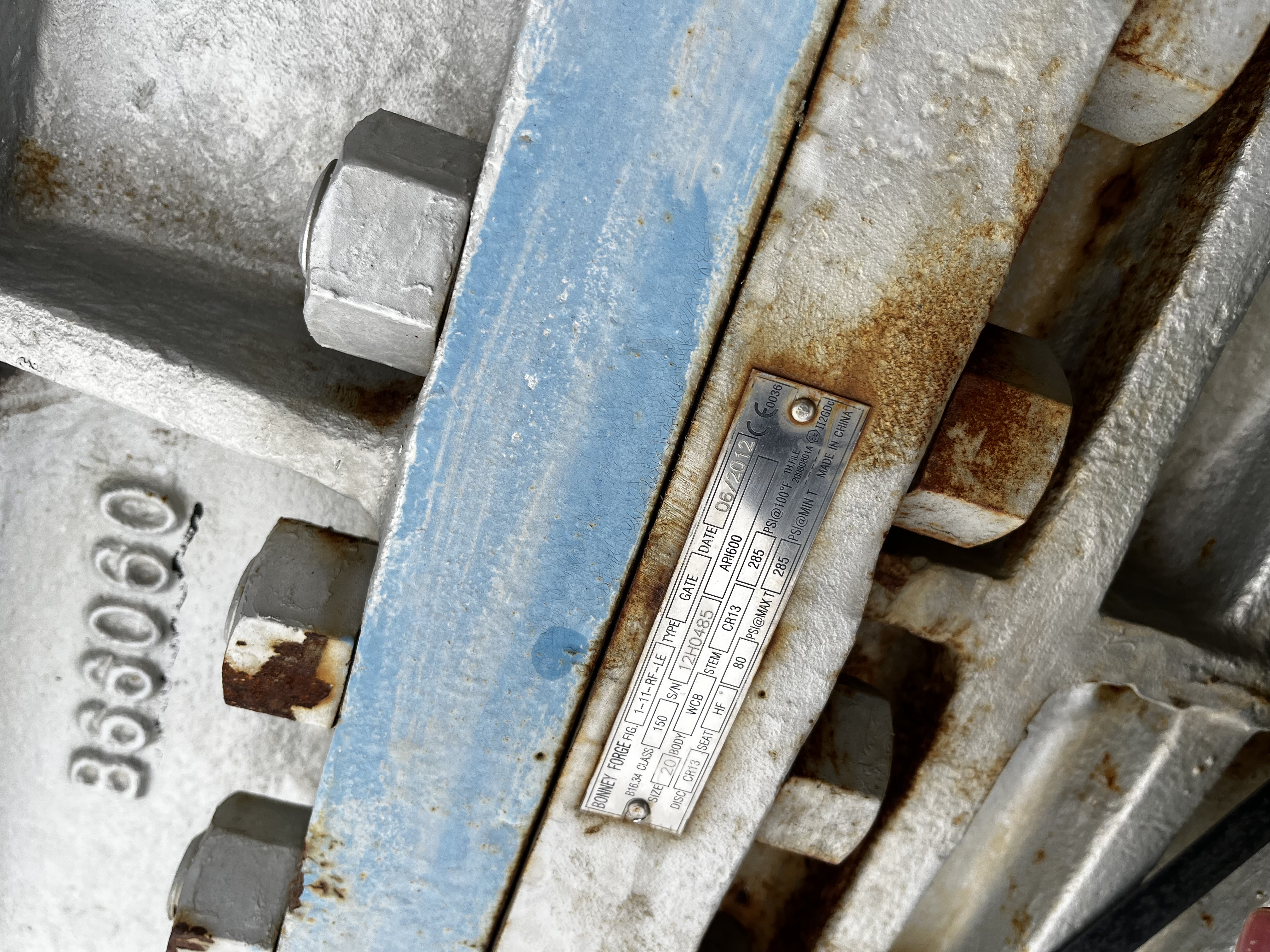 Bonney Forge 6x4 Inch Class 150 Gate Valve Fig. L-1-RE — product image 3 of 3