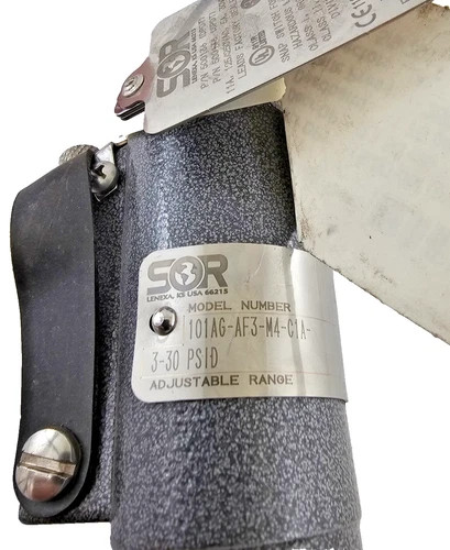 SOR 101AG-AF3-M4-C1A Adjustable Differential Pressure Switch, 3-30 PSID — product image 4 of 6