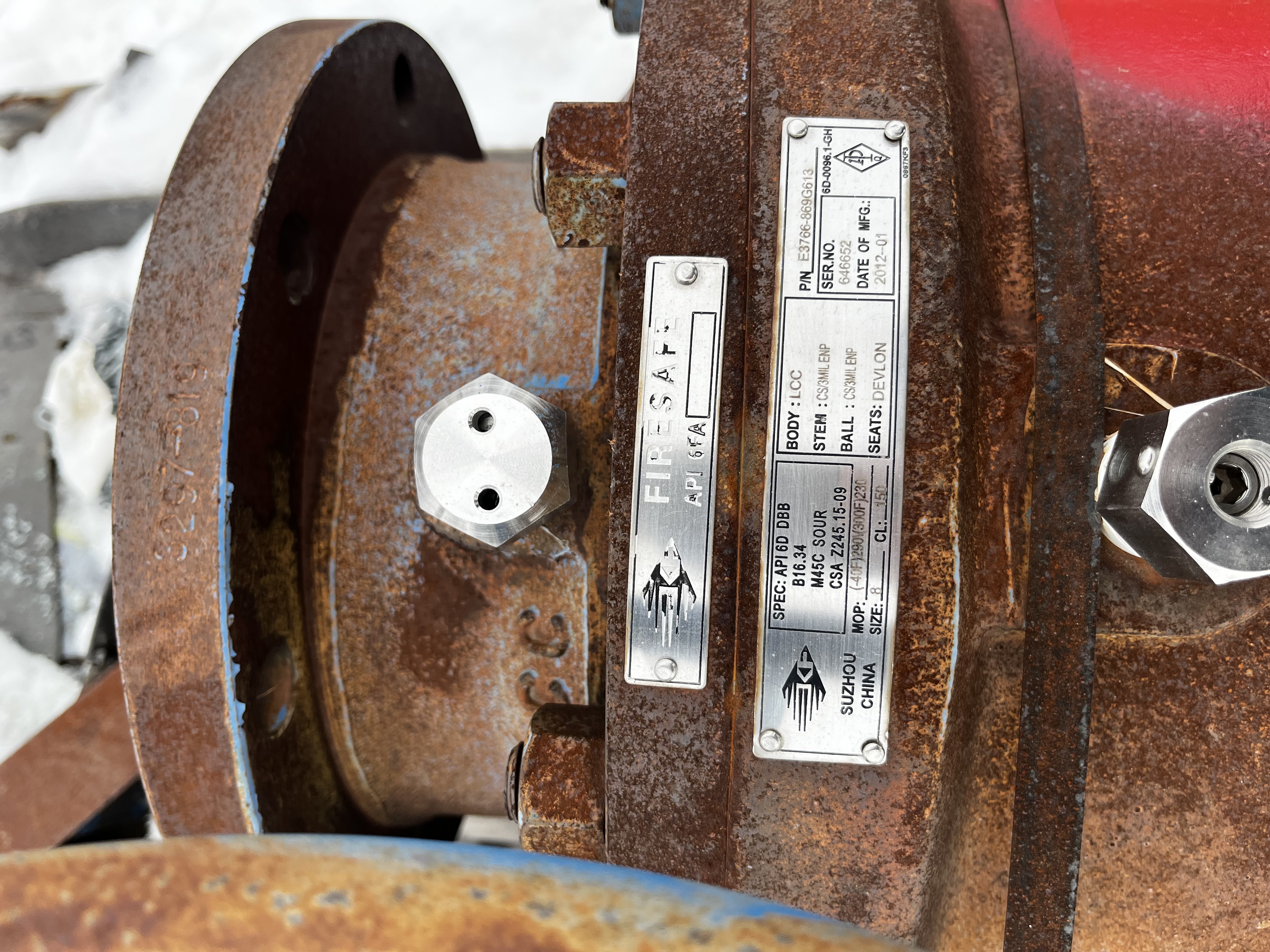 Apollo Firesafe Flanged Ball Valve 4 Inch API 607 6FA Series — product image 3 of 3