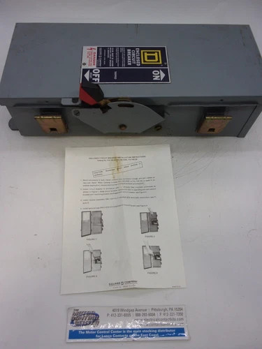 Square D Enclosed Circuit Breaker FA-100-AWK Series E1 — product image 7 of 7