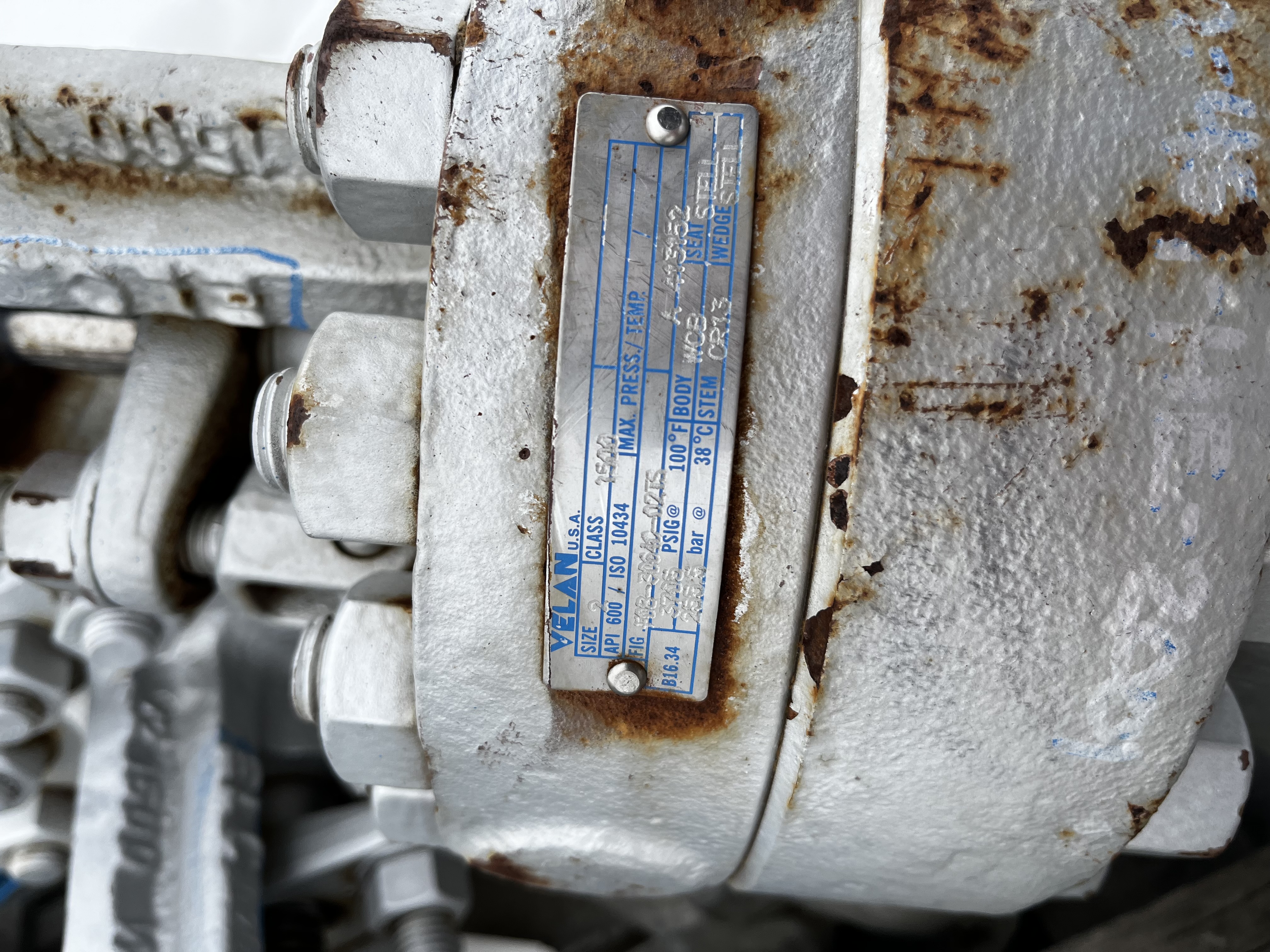 Velan 2 Inch Class 1500 Cast Steel Gate Valve — product image 4 of 4