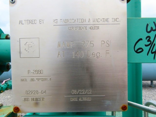 Peco Vertical Gas Filter Separator Skid, Model 89-1-312-6-275-2 — product image 6 of 10
