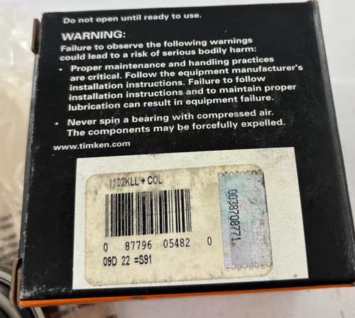 Timken 1102KLL Wide Inner Ring Ball Bearing with Eccentric Locking Collar — product image 6 of 6