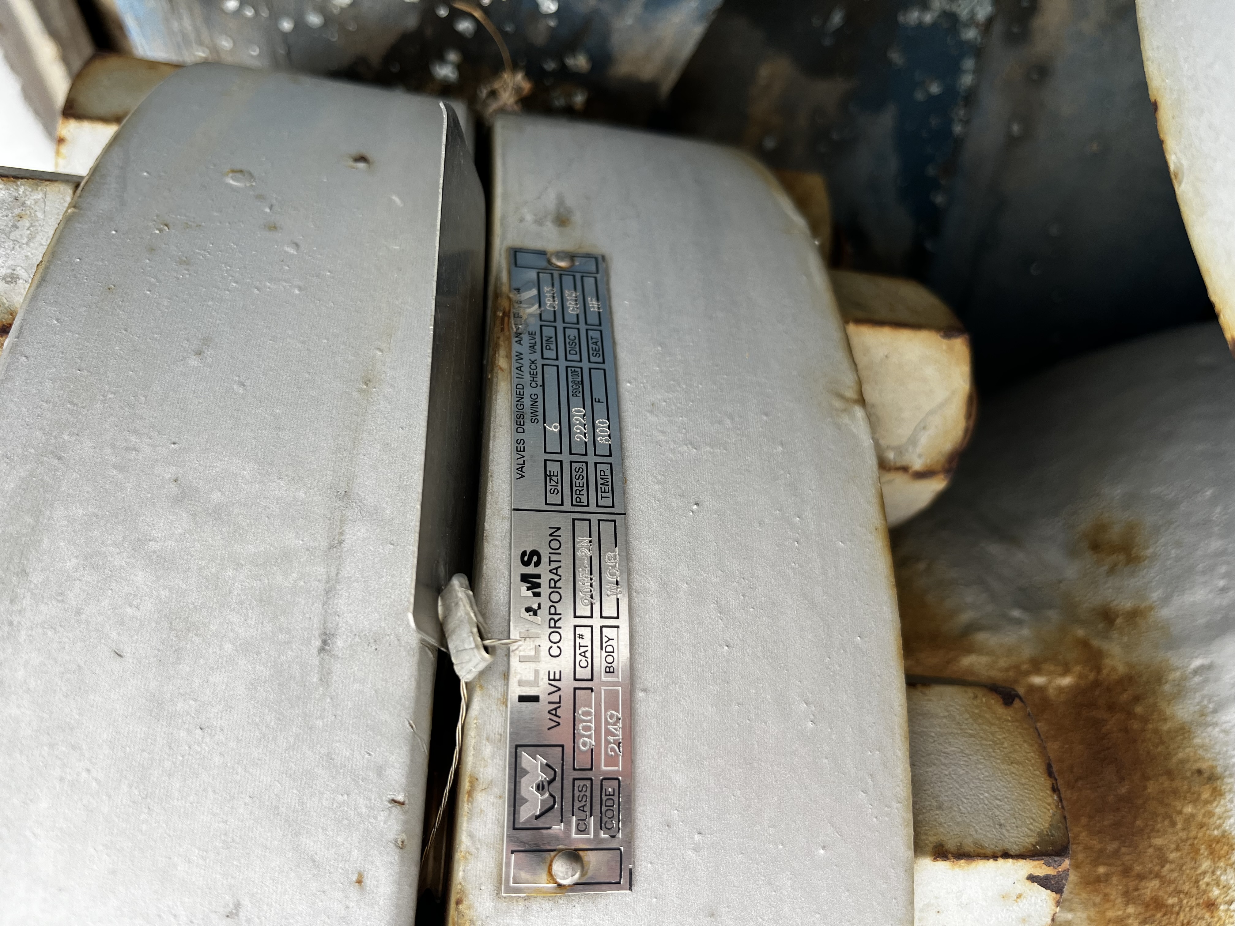W-K-M Class 900 Swing Check Valve, 2 Inch, Model 2200 — product image 3 of 3