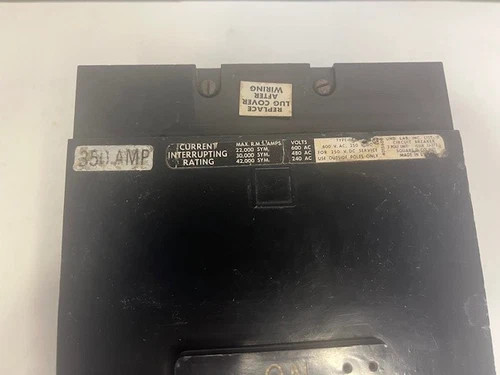 Square D LAL36350 350 Amp Molded Case Circuit Breaker — product image 2 of 6