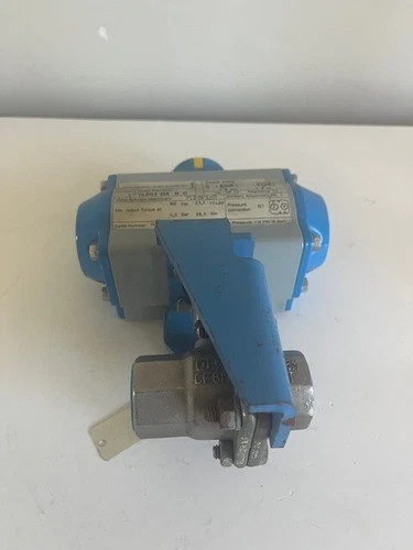 Jamesbury 3/4 Inch Ball Valve 3/4-213600TTAQ with VPVL051 Double Acting Pneumatic Actuator — product image 3 of 7