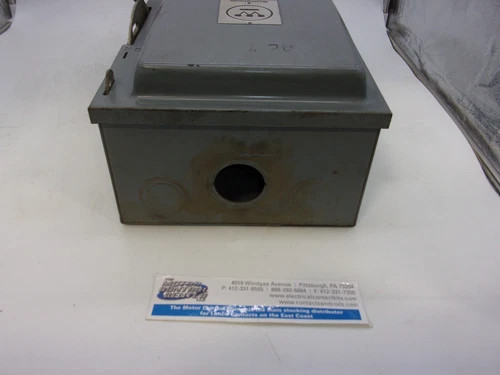 Westinghouse HF363 Heavy Duty Safety Switch, 100A, 600V, 3-Pole, Fusible, NEMA 1 — product image 6 of 7
