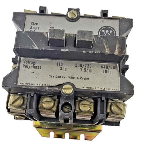 Westinghouse A201K1CX Size 1 3-Pole Non-Reversing Magnetic Motor Starter — product image 2 of 11