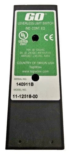 TopWorx GO Switch Leverless Limit Switch 11-12518-00 — product image 7 of 10