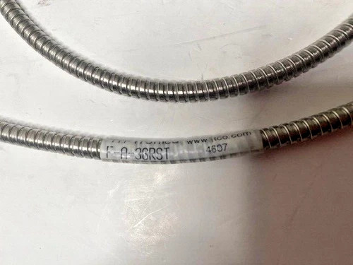 Tri-Tronics F-A-36RST Stainless Steel Jacket Fiber Optic Cable, 36 inches — product image 2 of 3