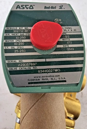 ASCO 8344G027MO Solenoid Valve