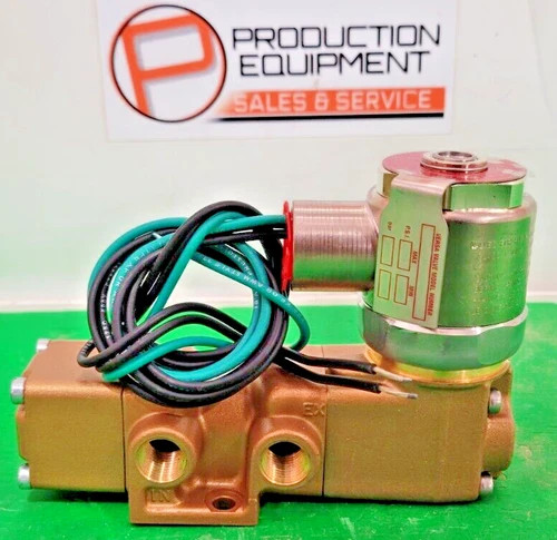 Versa VSG-3321-XX-D024 3-Way Brass Solenoid-Pilot Valve