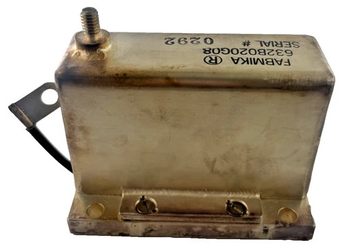 FABMIKA 632B020G08 High Voltage Mica Capacitor 2.0uF 2KV ±10% — product image 4 of 4