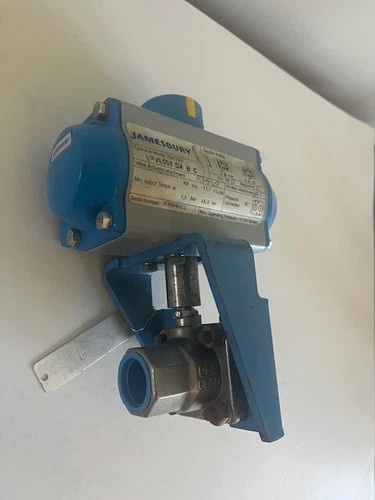 Jamesbury 3/4 Inch Ball Valve 3/4-213600TTAQ with VPVL051 Double Acting Pneumatic Actuator — product image 4 of 7