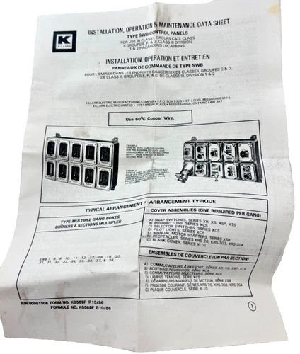 Hubbell Killark XNS-1C Explosion-Proof Snap Switch — product image 7 of 7
