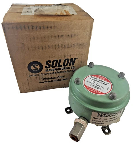 Solon 6PSW11B2 Pressure Switch 0-150 PSI NEMA 4 — product image 5 of 5