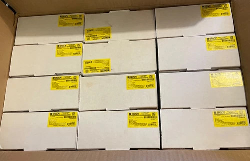 Brady B30-R6600 Black Printer Ribbon Cartridge, 200 ft, 12-Pack for BBP31/33/35/37 Printers — primary product image