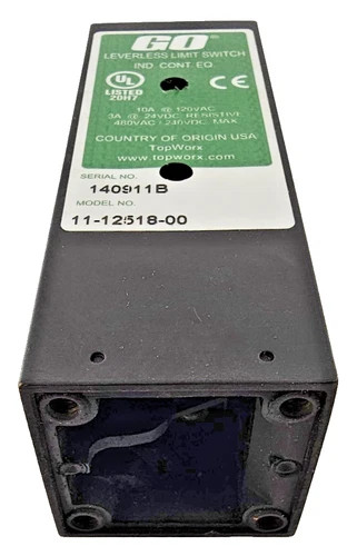 TopWorx GO Switch Leverless Limit Switch 11-12518-00 — product image 10 of 10