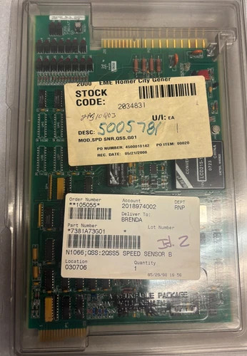 Westinghouse 7381A73G01 Rev 0L Speed Sensor Board 2QSS7 — product image 5 of 5