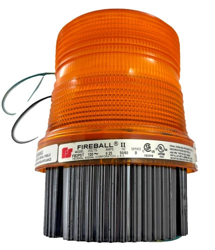 Federal Signal Fireball II Strobe Beacon FB2PST-120A Amber — product image 2 of 5