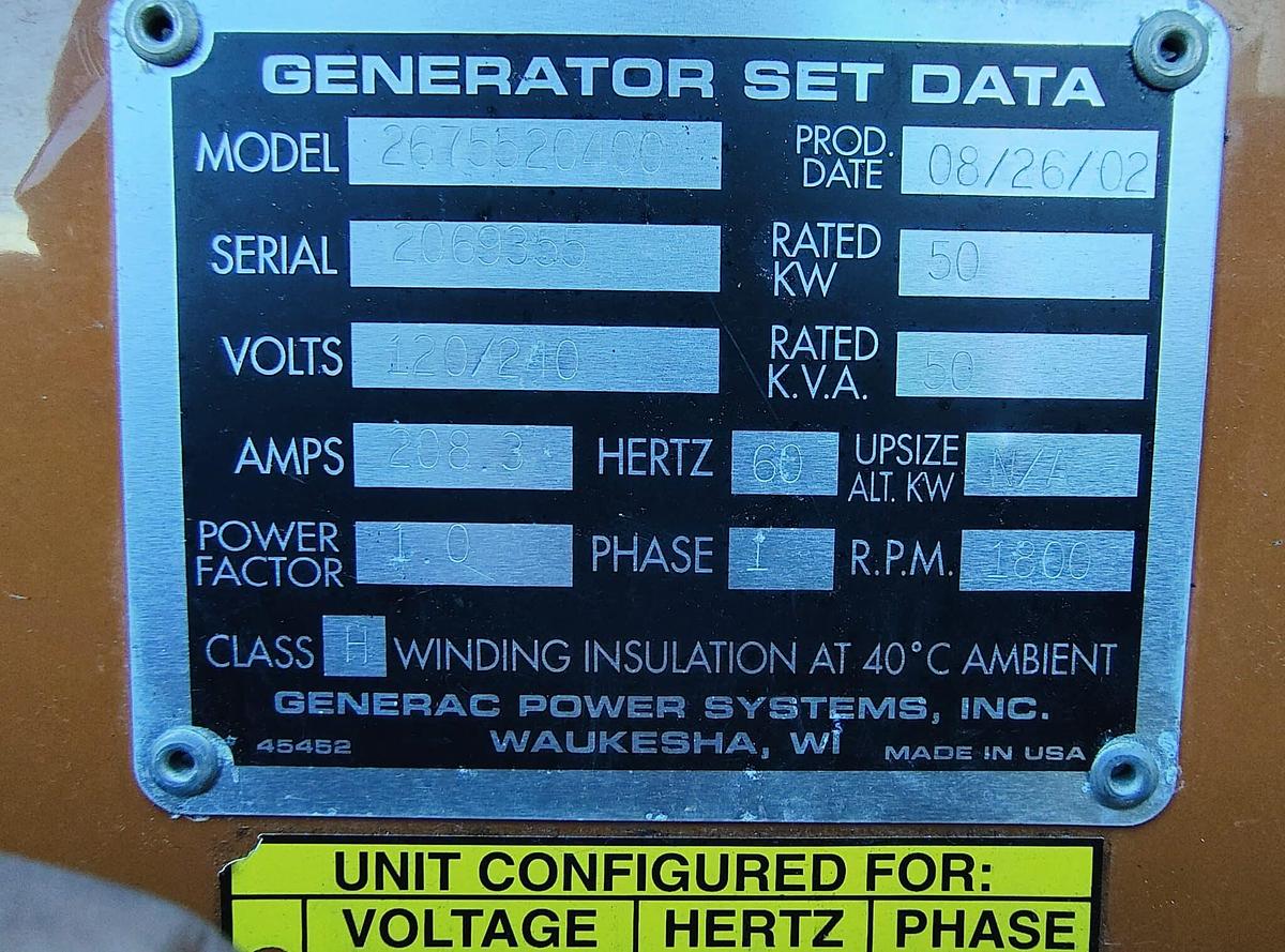 Generac SD2000 2000 kW Diesel Generator Set with Mitsubishi S16R-Y2PTAW2-1 Engine — product image 2 of 5