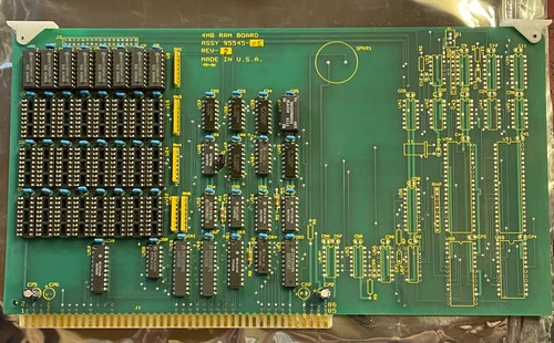 Hathaway Corp 4MB RAM Board ASSY 95545-05 Rev D — primary product image