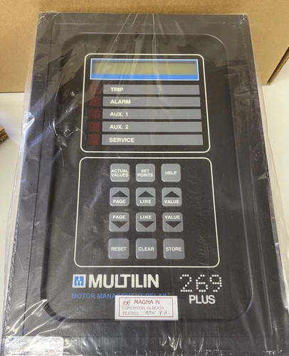 GE Multilin 269 Plus Motor Management Relay 269PLUS-10C-120