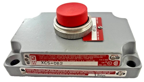 Killark XCS-0B2 Single Red Pushbutton Cover — product image 6 of 8
