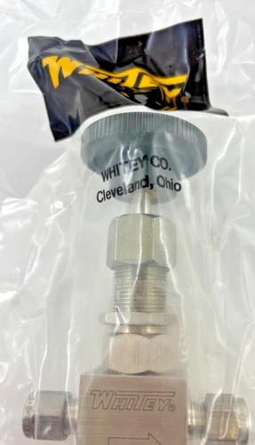 Whitey SS-4VS4 Stainless Steel 1/4" Integral Bonnet Needle Valve — product image 2 of 4